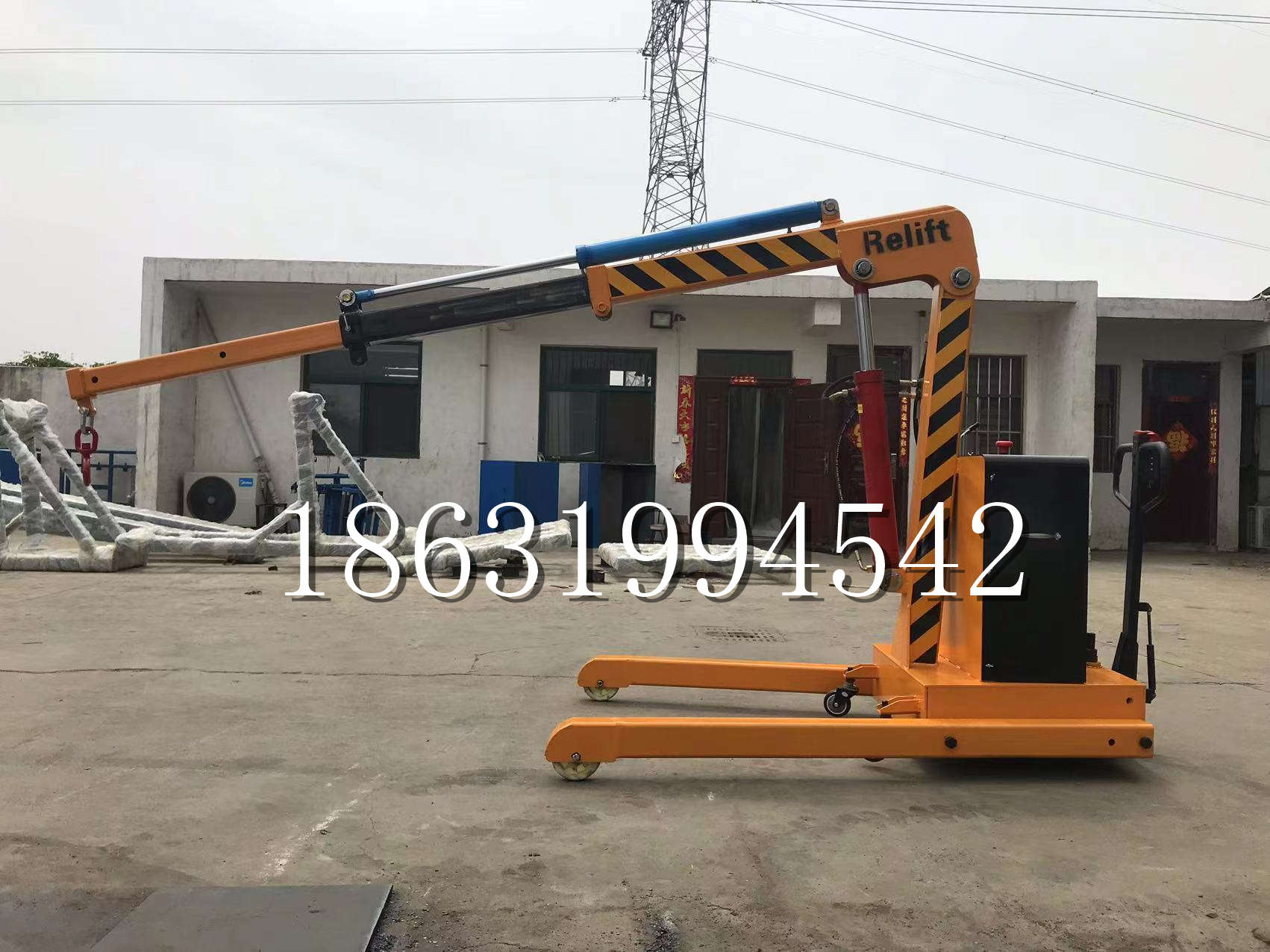 长治市久征定做3吨三轮随车吊 农用园林绿化移树吊 平板工程用小吊机